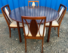 G Plan Round Dining Table & 4