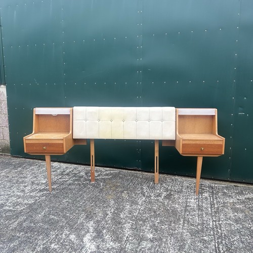 Retro mid century plan - mid, teak