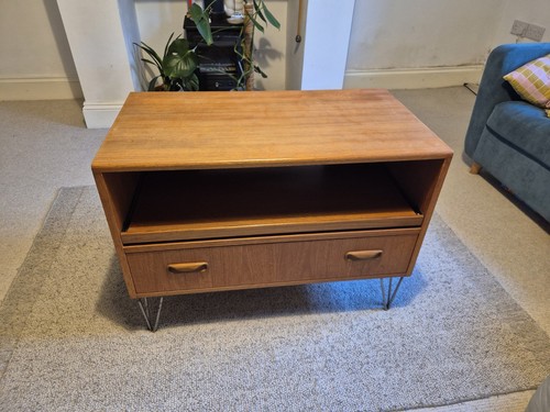 Vintage plan teak tv - vintage, g