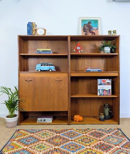 Vintage plan bookcases - g,